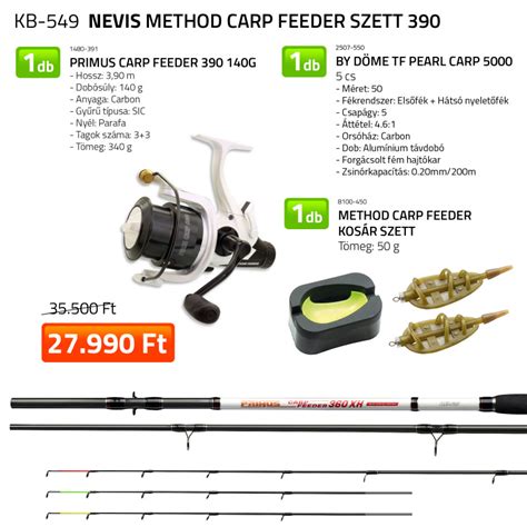 Nevis Method Carp Feeder Szett Ho Ho Hu