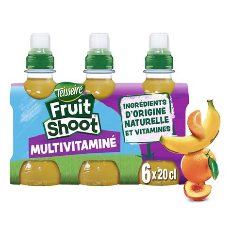 Boisson aux fruits multivitaminé Fruit Shoot TEISSEIRE le pack de 6