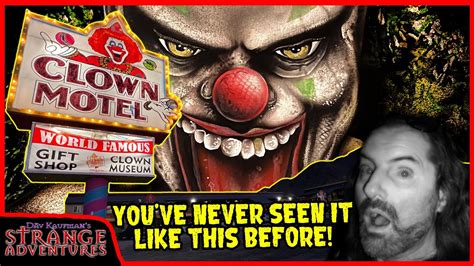 HAUNTED HISTORY OF THE FAMOUS CLOWN MOTEL! (Is the clown motel really ...