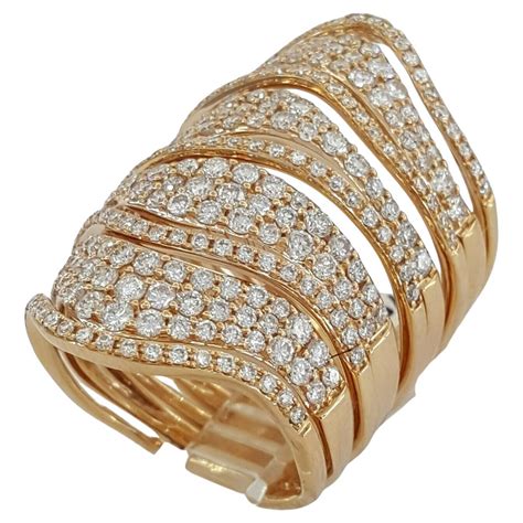 Vintage Ring Aus Karat Gelb Und Wei Gold Mit Diamanten Im Brillant