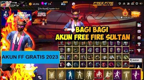 Akun Paling Sultan Free Fire Ff Oktober Lengkap Akun Fb