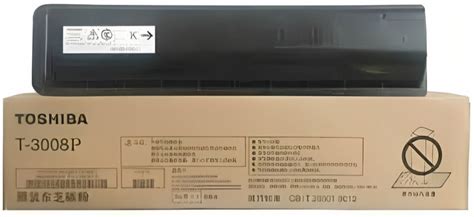 Black Toshiba 3008P Toner Cartridge For Laser Printer Model Name