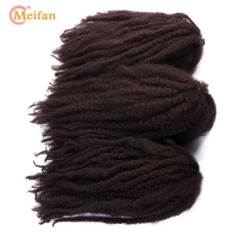 MEIFAN Afro Kinky Twist Haar Gehaakte Vlechten Zac Grandado