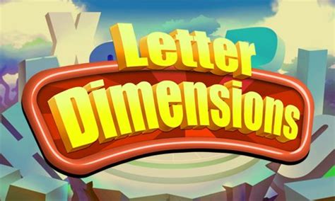 Letter Dimensions Igraj Na Igre123