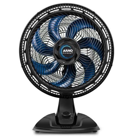 Ventilador De Mesa Arno 40cm 220V Preto E Azul X Treme VE70 Leroy Merlin