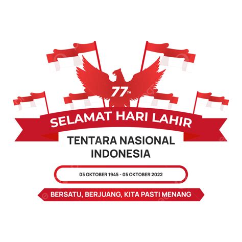 Indonesia National Day Vector PNG Images, Hut Tni Tentara Nasional ...