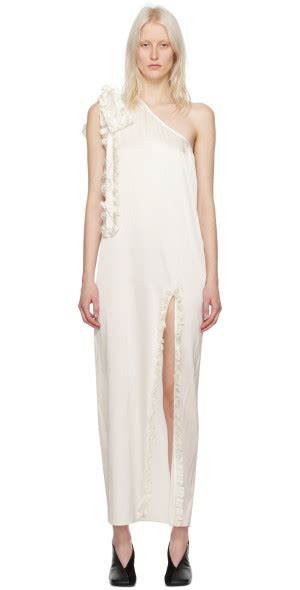 Kika Vargas Ssense Exclusive White Aretha Maxi Dress