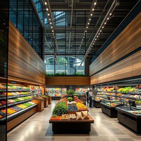 ultimate supermarket interior design  luxury meets functionality