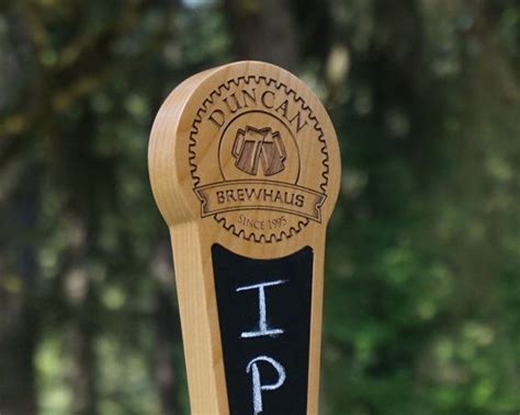 Personalized Custom Tap Handle With Chalkboard Insert Brewhaus