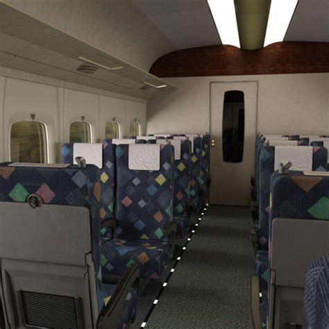 Japanese Shinkansen Train Interior – Ez Render