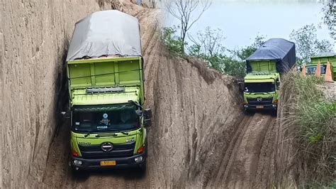 TERBARU Truk Hino 500 Bermuatan Pasir Lewati Jalan EXTREME YouTube