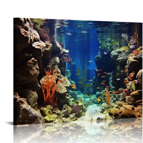 Comio Ocean Underwater World Coral Reef Undersea Marine Life Wall Art