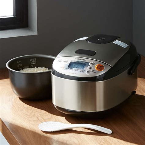 Zojirushi Rice Cooker, 3-Cup: NS-LGC05 + Reviews | Crate & Barrel