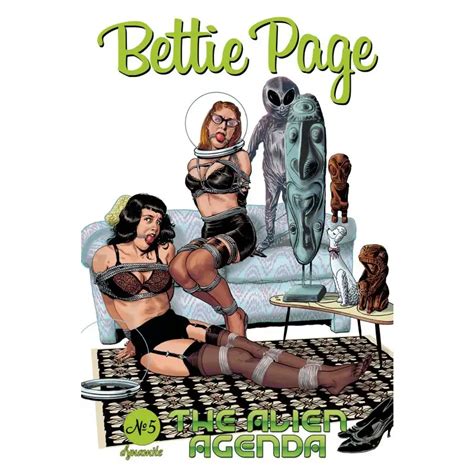 Bettie Page Alien Agenda 5 Cover D Broxton