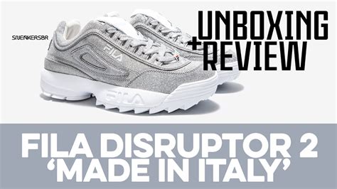 Unboxing Review Fila Disruptor Made In Italy Youtube