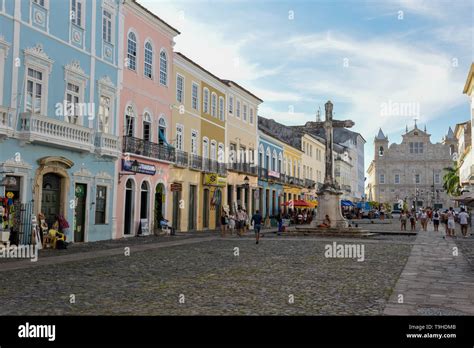 Salvador Brazil 3 February 2019 Sao Francisco Church At Salvador