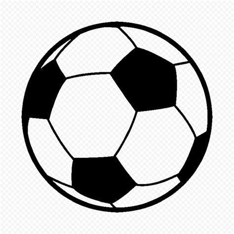 Black Outline Soccer Ball Icon Transparent PNG | Soccer ball, Soccer, Ball