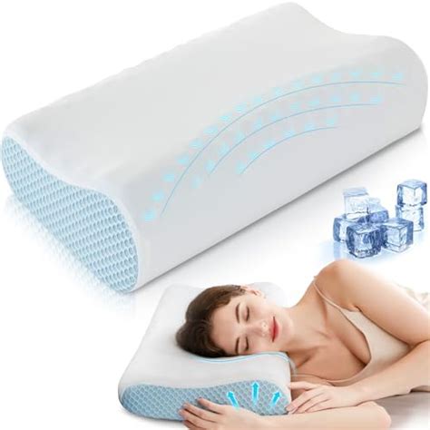 Amazon Cooling Neck Memory Foam Contour Pillow Bed Pillow For