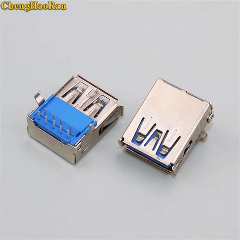 Chenghaoran Pcs Usb Usb Jack Connector Port Socket Buchse