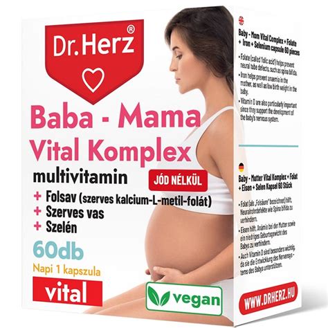 Dr Herz Baba Mama Vital Komplex kapszula 60db BioBolt eu webáruház