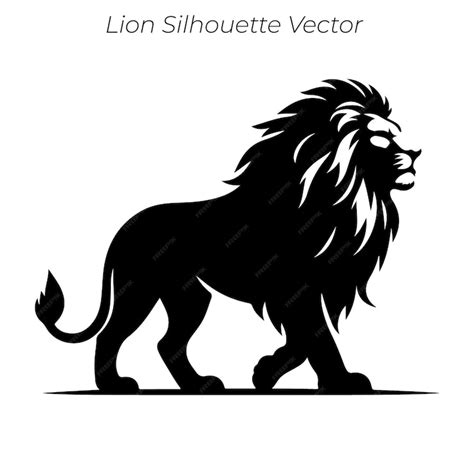 Premium Vector Lion Silhouette Vector Collection