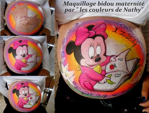 Pin De Face It Face Paint En Pregnant Belly Painting Pintura De