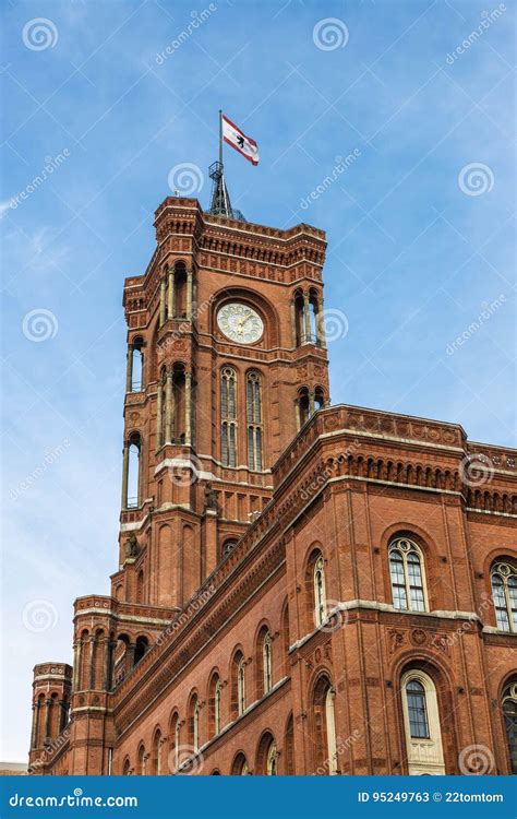 Town Hall Of Berlin Germany Stock Image Image Of Stone Architecture