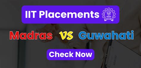 Iit Placements A Comparative Analysis Of Madras Vs Guwahati In