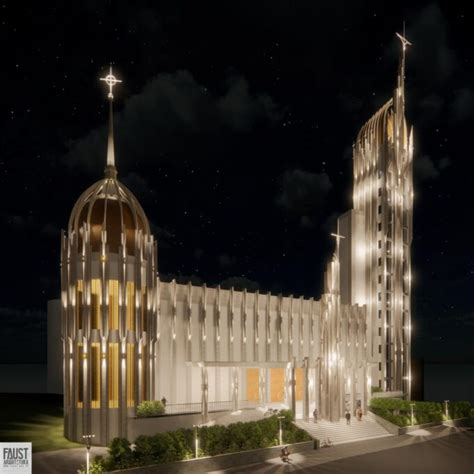 Catedral de Santo Antônio divulga projeto da nova fachada da igreja em