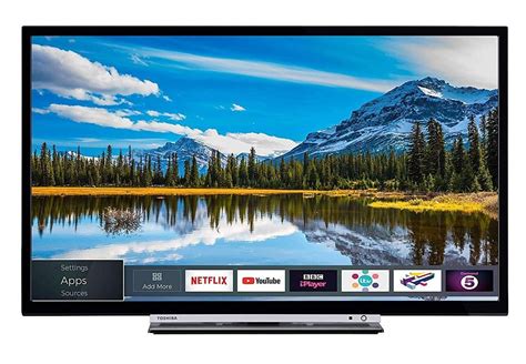 Toshiba 24W3863DB 24 Inch SMART HD Ready LED TV Freeview Play Supports