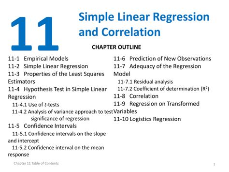 Simple Linear Regression And Correlation