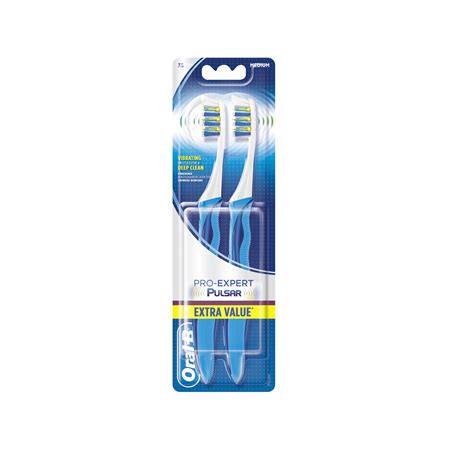 Oral B Pulsar Toothbrush Medium 35 Twin Pack Medicine Marketplace