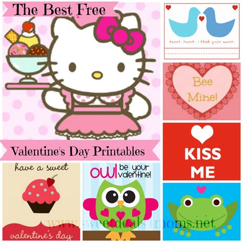 Free Printable Valentines Day Card Roundup Sweet Deals 4 Moms