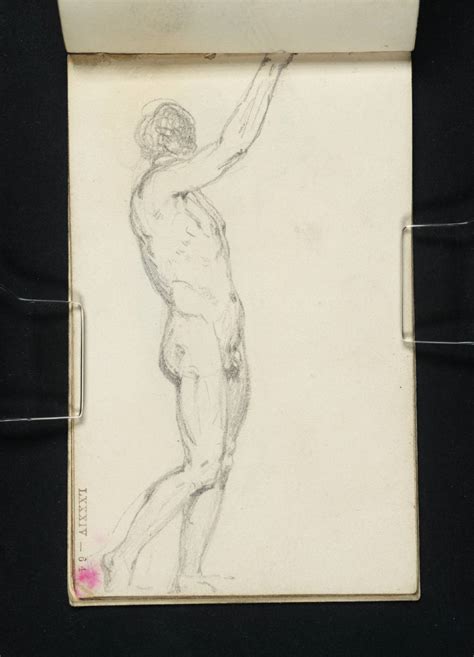 Joseph Mallord William Turner A Nude Man Standing In Right Profile