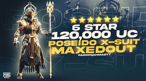 120 000 UC MAXED POSEIDON X SUIT X SUIT Giveaway PUBG MOBILE