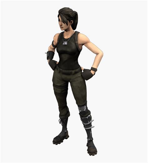 Commando Outfit - Fortnite 3d Skin Png, Transparent Png - kindpng