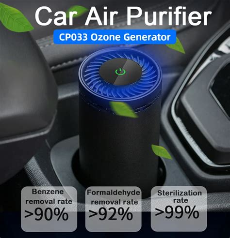 LONHOMON Purificador De Aire CP033 Para Coche Generador De Ozono