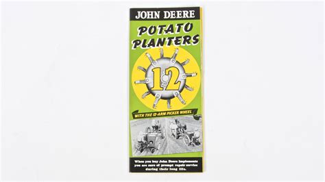 John Deere Potato Planter 12 At Gone Farmin Tractor Spring Classic 2016 As L96 Mecum Auctions