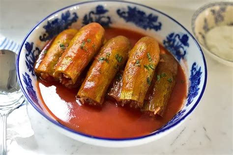 Vegetarian Stuffed Kousa - Maureen Abood