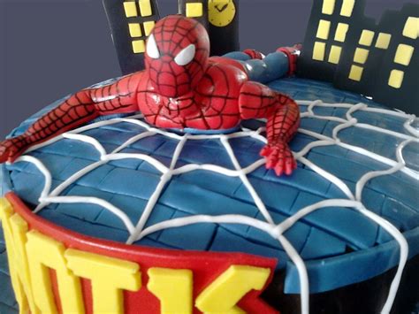 The Amazing Spiderman Fondant Edible Cake Topper Superhero Etsy