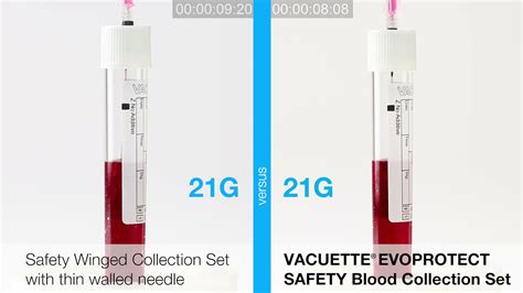 VACUETTE EVOPROTECT SAFETY Blood Collection Set Extra Thin Walled