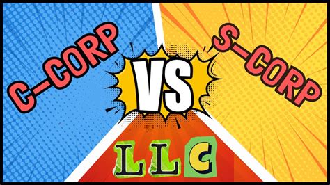 Llc Vs C Corporation Vs S Corporation Differences And Tax Saving Best Business Structure