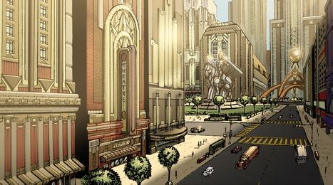 The Metropolis in Comics Part 2: Day - Core77