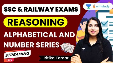 Alphabetical And Number Series Reasoning SSC And Railway Exams