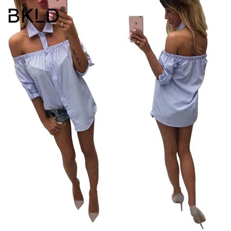 Bkld Chemise Ray E Bleue Rose Pour Femmes Nouveaux Chemisiers Col