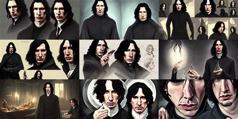 Adam Driver As Severus Snape Eating Dinner Character Stable