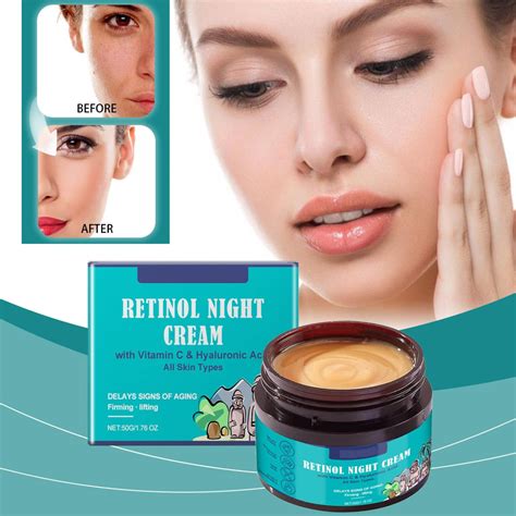 Retinol An Aging Face Cream With H Yaluronic Acid Anti Wrinkle And Anti