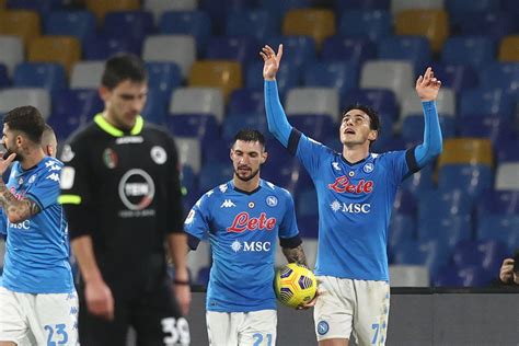 Napoli Ultimo Semifinalista Di Coppa Italia Foto Sportmediaset