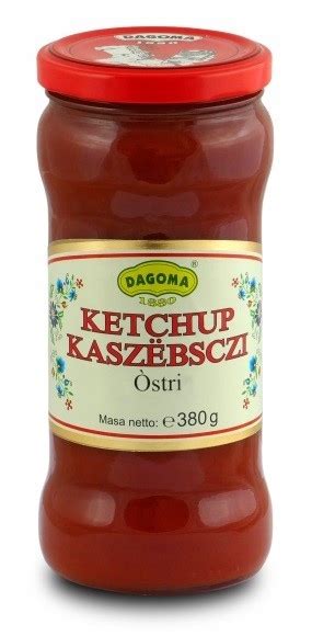 KETCHUP KASZUBSKI OSTRY PIKANTNY 380g NA GRILL Regionalne Polskie