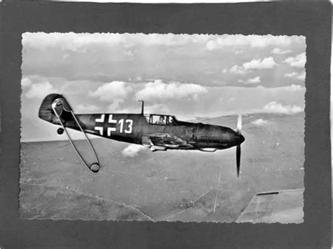 FOTO LUFTWAFFE FLUGZEUG Me109 Bf 109 Im Flug Kennung EUR 3 90